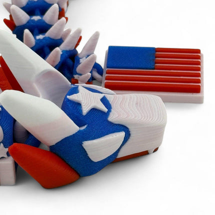 USA Patriot 3D Printed Dragon