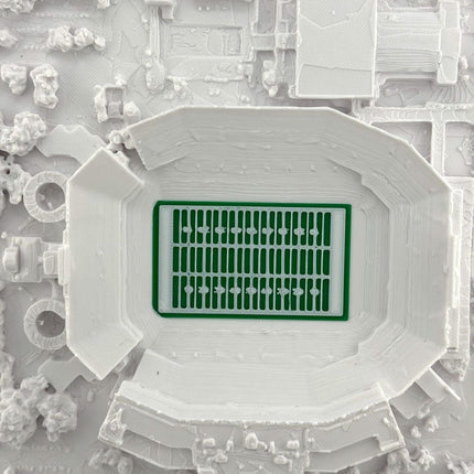 Florida Gators - Ben Griffin Stadium 3D Topographic Map Art
