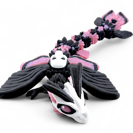 3D Printed Baby Death&#39;s Head Moth Dragon