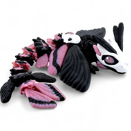 3D Printed Baby Death&#39;s Head Moth Dragon