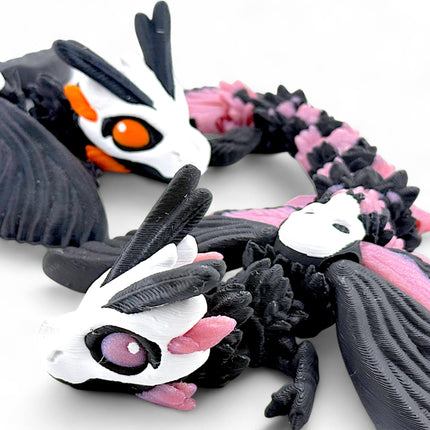 3D Printed Baby Death&#39;s Head Moth Dragon