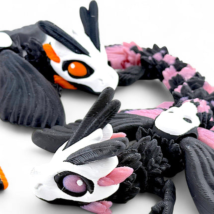 3D Printed Baby Death&#39;s Head Moth Dragon