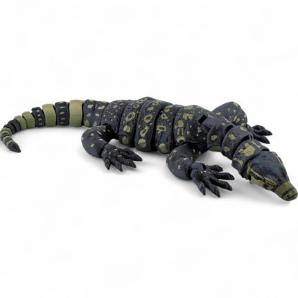 3D Printed Water Monitor – Realistic Articulated Model