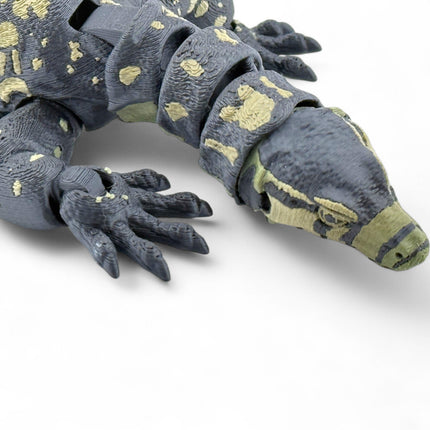 3D Printed Water Monitor – Realistic Articulated Model