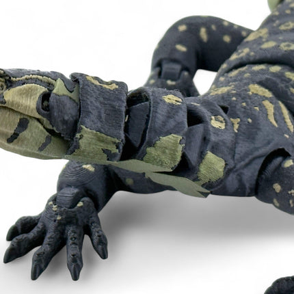 3D Printed Water Monitor – Realistic Articulated Model