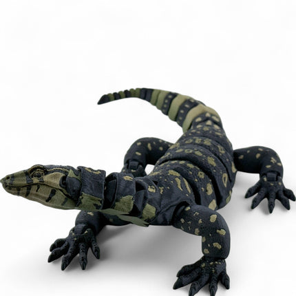 3D Printed Water Monitor – Realistic Articulated Model