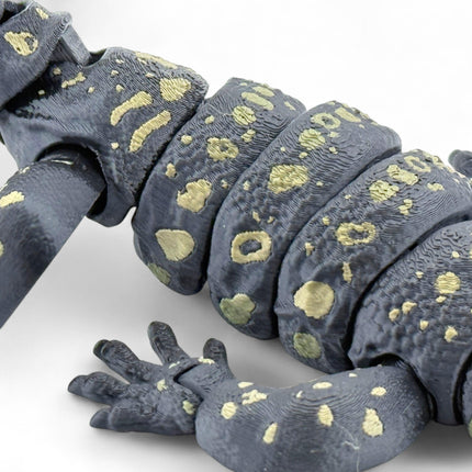 3D Printed Water Monitor – Realistic Articulated Model