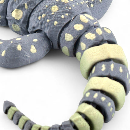 3D Printed Water Monitor – Realistic Articulated Model