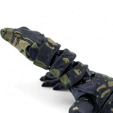 3D Printed Water Monitor – Realistic Articulated Model