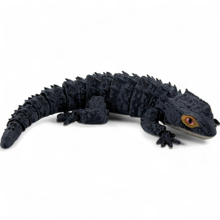 Red-Eyed Crocodile Skink Replica | Articulated Lizard Model for Collectors & Display | 3D Printed Flexy