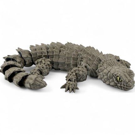 Armadillo Girdled Lizard, Articulated Display Figurine, Realistic Spiny Reptile Model