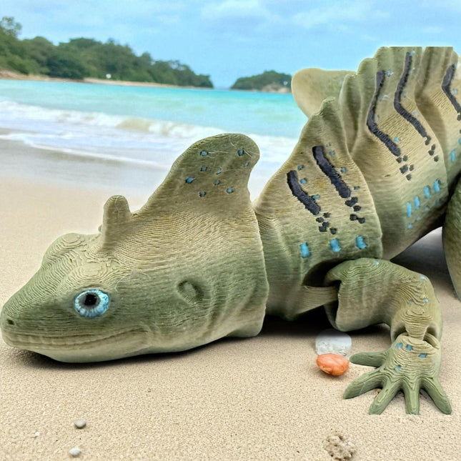 3D Printed Basilisk Lizard Model – &quot;Jesus Lizard&quot; Replica