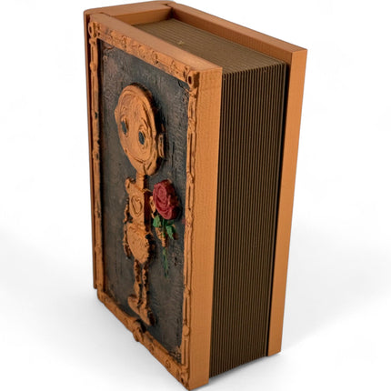 Steampunk Book Box: 3D Printed Robot Decor with Magnetic Closure
