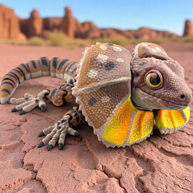 3D Printed Frilled Lizard