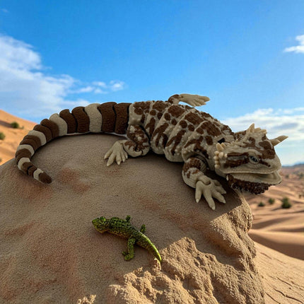 3D Printed Realistic Bearded Dragon