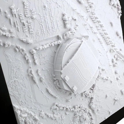 Florida Panthers 3D Topographical Map Art of Amerant Bank Arena - Unique Sports Wall Decor Gift