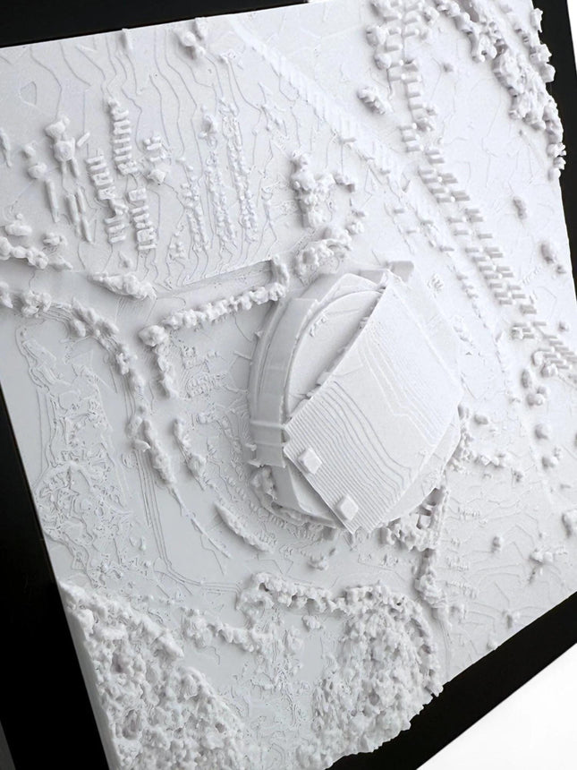 Florida Panthers 3D Topographical Map Art of Amerant Bank Arena - Unique Sports Wall Decor Gift