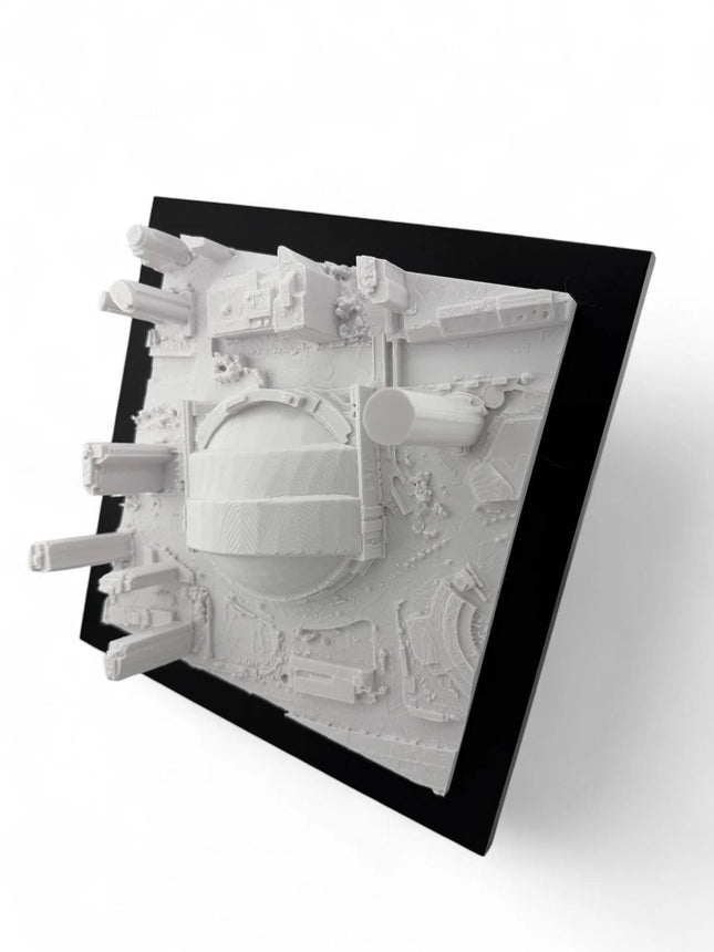 Toronto Blue Jays Rogers Centre 3D Topographic Map Wall Art, Toronto Stadium Decor, Unique Sports Gift, Baseball Fan Home Accent