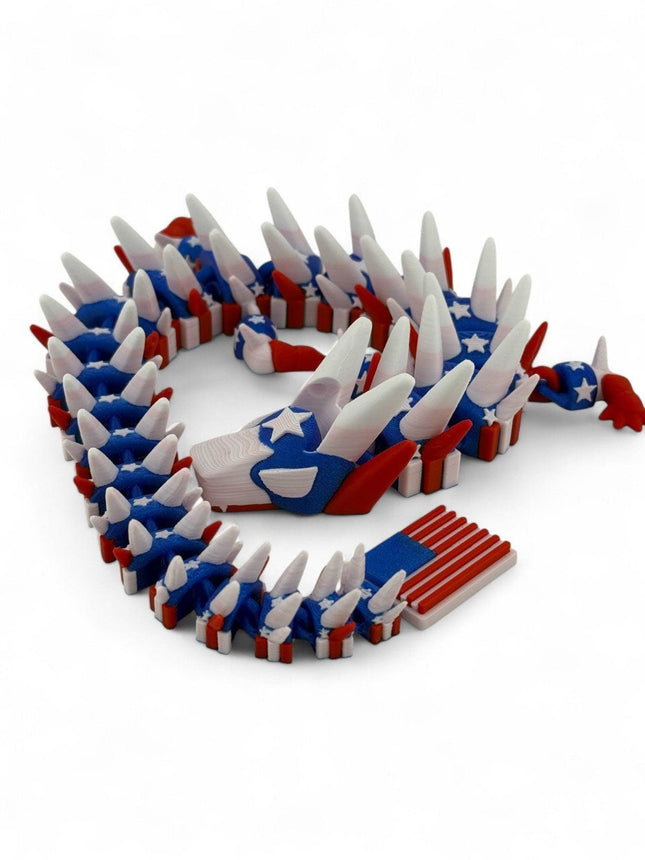 USA Patriot 3D Printed Dragon