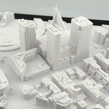 Boston Bruins - TD Gardens 3D Topographical Map Art