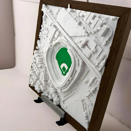 Yankees Stadium Framed MLB Fan Gift map wall art