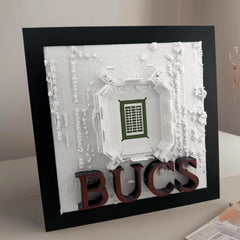 Raymond James Stadium Tampa Bay Buccaneers NFL Decor map wall art