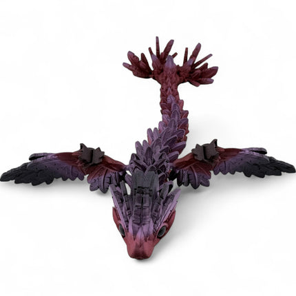 3D Printed Baby Flying Serpent – Fully Customizable Fantasy Model with Realistic Glass Eyes