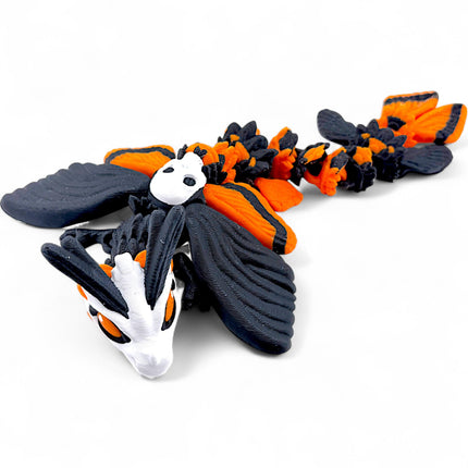 3D Printed Baby Death&#39;s Head Moth Dragon