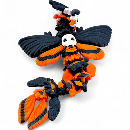 3D Printed Baby Death&#39;s Head Moth Dragon
