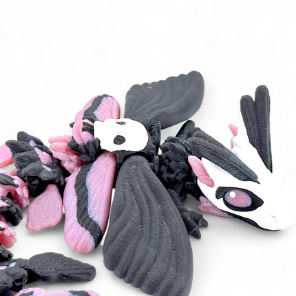 3D Printed Baby Death&#39;s Head Moth Dragon
