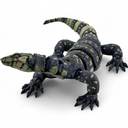 3D Printed Water Monitor – Realistic Articulated Model