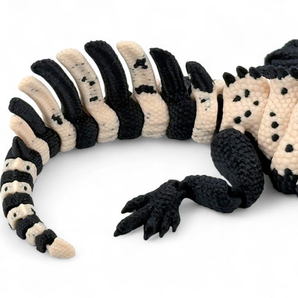 3D Printed Beige Sailfin Lizard – Available in Two Sizes