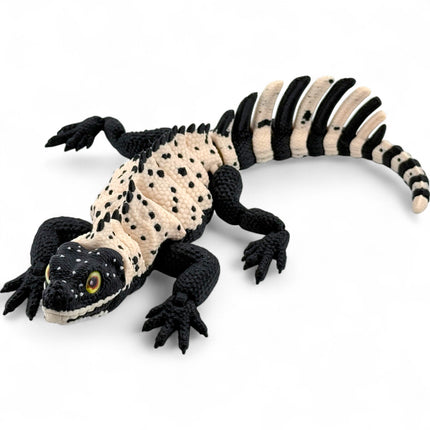 3D Printed Beige Sailfin Lizard – Available in Two Sizes
