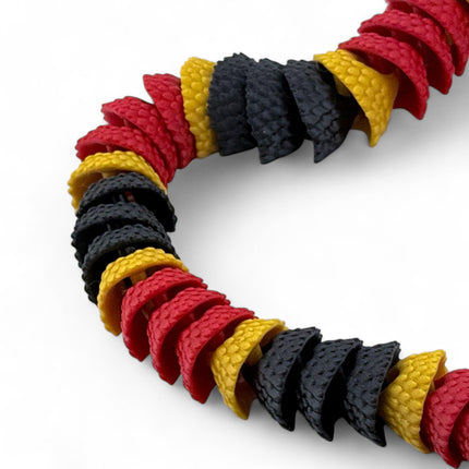 3D Printed Coral Snake with Tree stand