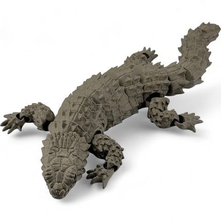 Armadillo Girdled Lizard, Articulated Display Figurine, Realistic Spiny Reptile Model