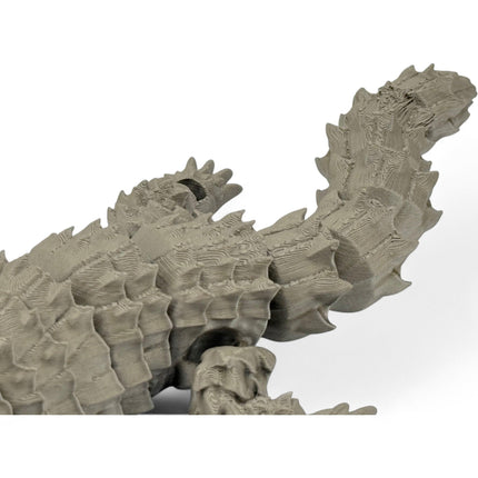 Armadillo Girdled Lizard, Articulated Display Figurine, Realistic Spiny Reptile Model