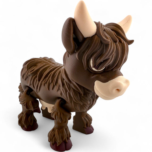 3D Printed Highland Cows