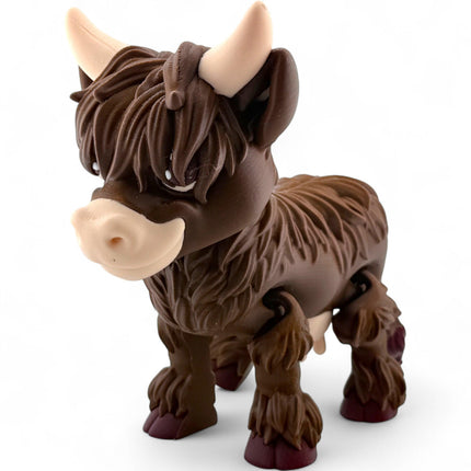 3D Printed Highland Cows