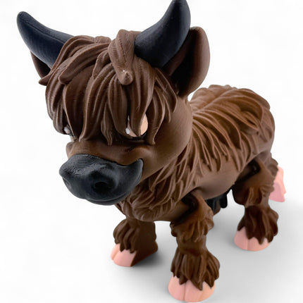 3D Printed Highland Cows