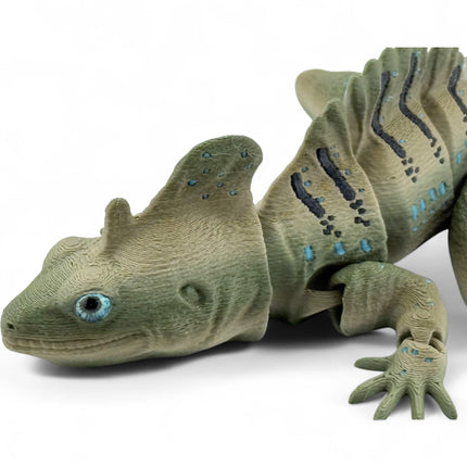 3D Printed Basilisk Lizard Model – &quot;Jesus Lizard&quot; Replica
