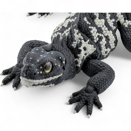 3D Printed Black Sailfin Lizard – Available in Two Sizes