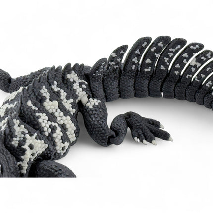 3D Printed Black Sailfin Lizard – Available in Two Sizes