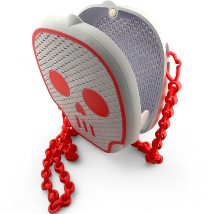 Skull Mesh 3D Printed Purse, Spooky Cool Skull-Shape Bag, Unique Gothic Fashion Accessory, Playful Charm for Halloween or Everyday Use