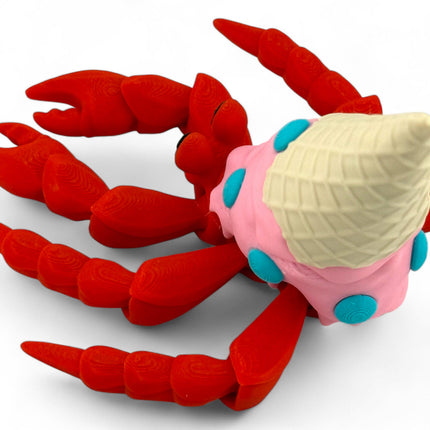 3D Printed Hermit Ice Cream Crab