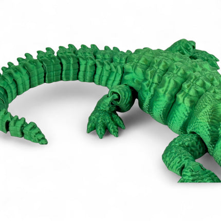 3D Printed Alligator with Realistic Glass Eye