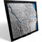 Chicago 3D Modern Framed Wall Decor map wall art