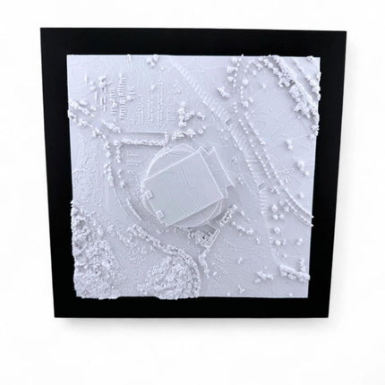 Florida Panthers 3D Topographical Map Art of Amerant Bank Arena - Unique Sports Wall Decor Gift