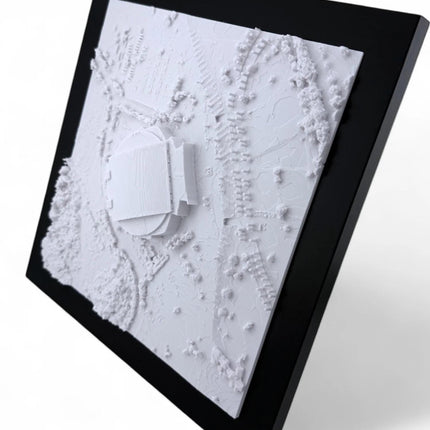 Florida Panthers 3D Topographical Map Art of Amerant Bank Arena - Unique Sports Wall Decor Gift