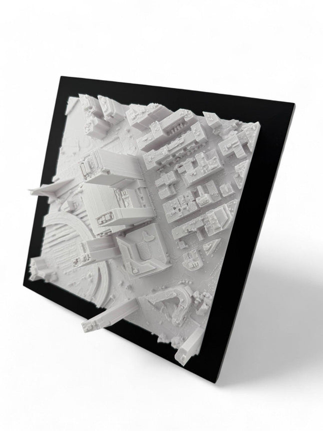 Boston Bruins - TD Gardens 3D topographical map wall art