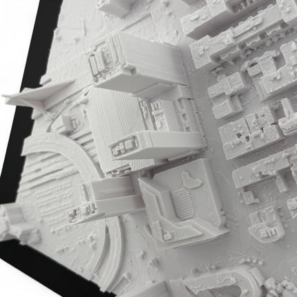 Boston Bruins - TD Gardens 3D Topographical Map Art